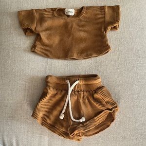 ☀️SEVIIN ribbed shortie set ☀️